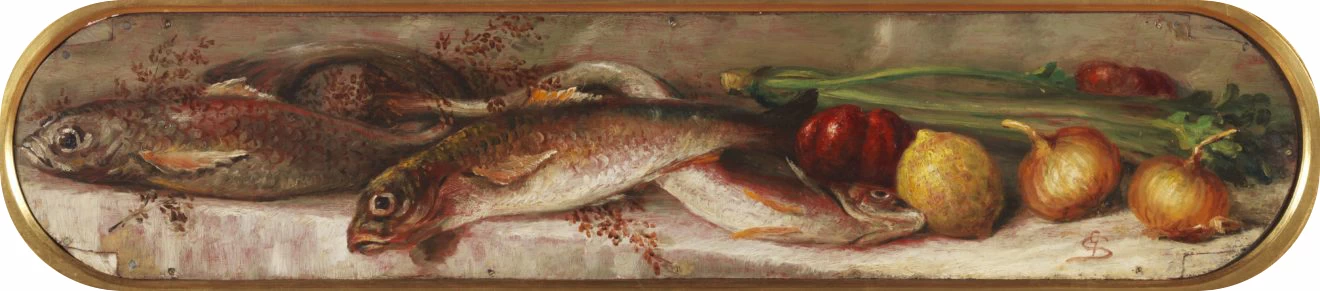 Natura morta con pesce e verdura - MAG Museo Alto Garda, Galleria Civica G. Segantini, Arco (Trento)